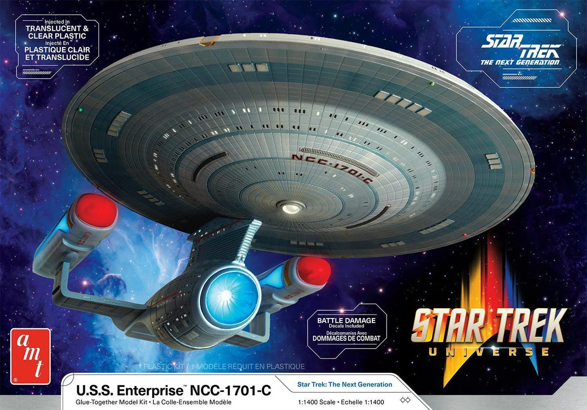 1/1400 AMT Star Trek U.S.S. Enterprise NCC-1701-C - 1332