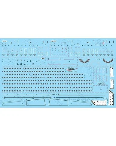 1/144 Fundekals 737NG WINDOWS / STENCILS