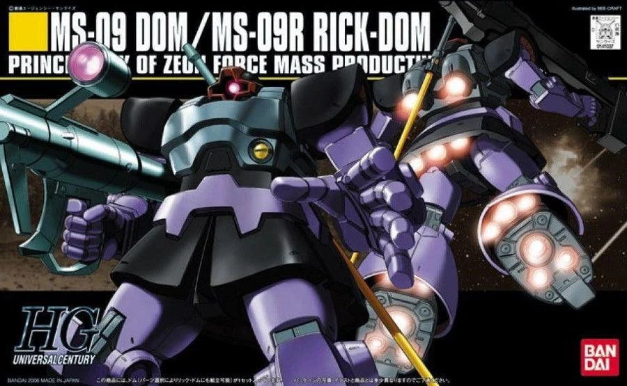 1/144 HGUC #59 MS-09 Dom/MS-09R Rick-Dom