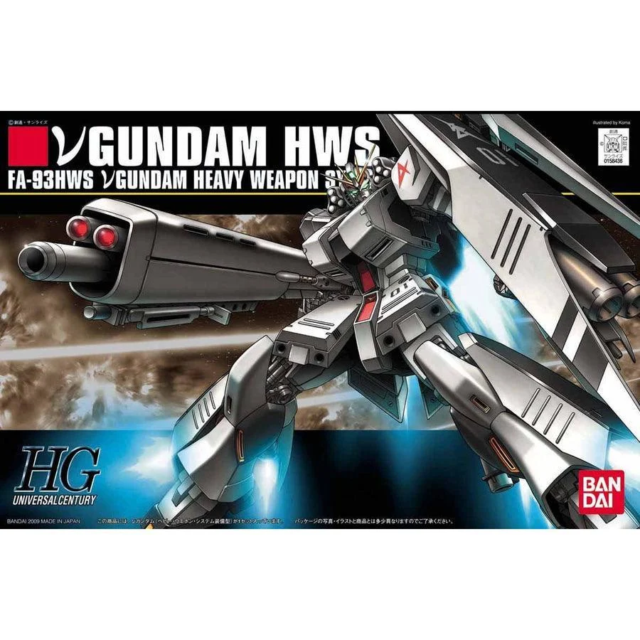1/144 HGUC #93 Nu Gundam (Heavy Weapon System) - Bandai Namco