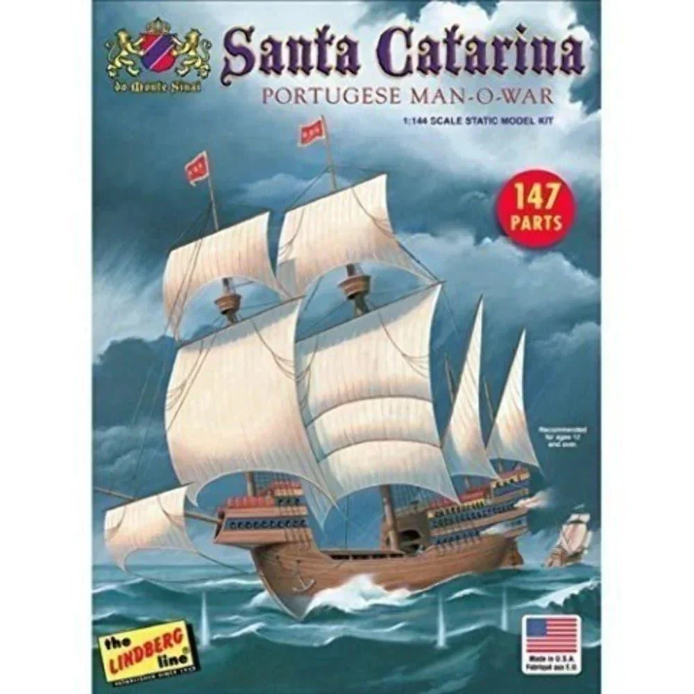 1/144 Lindberg Santa Catarina Sailing Ship 202