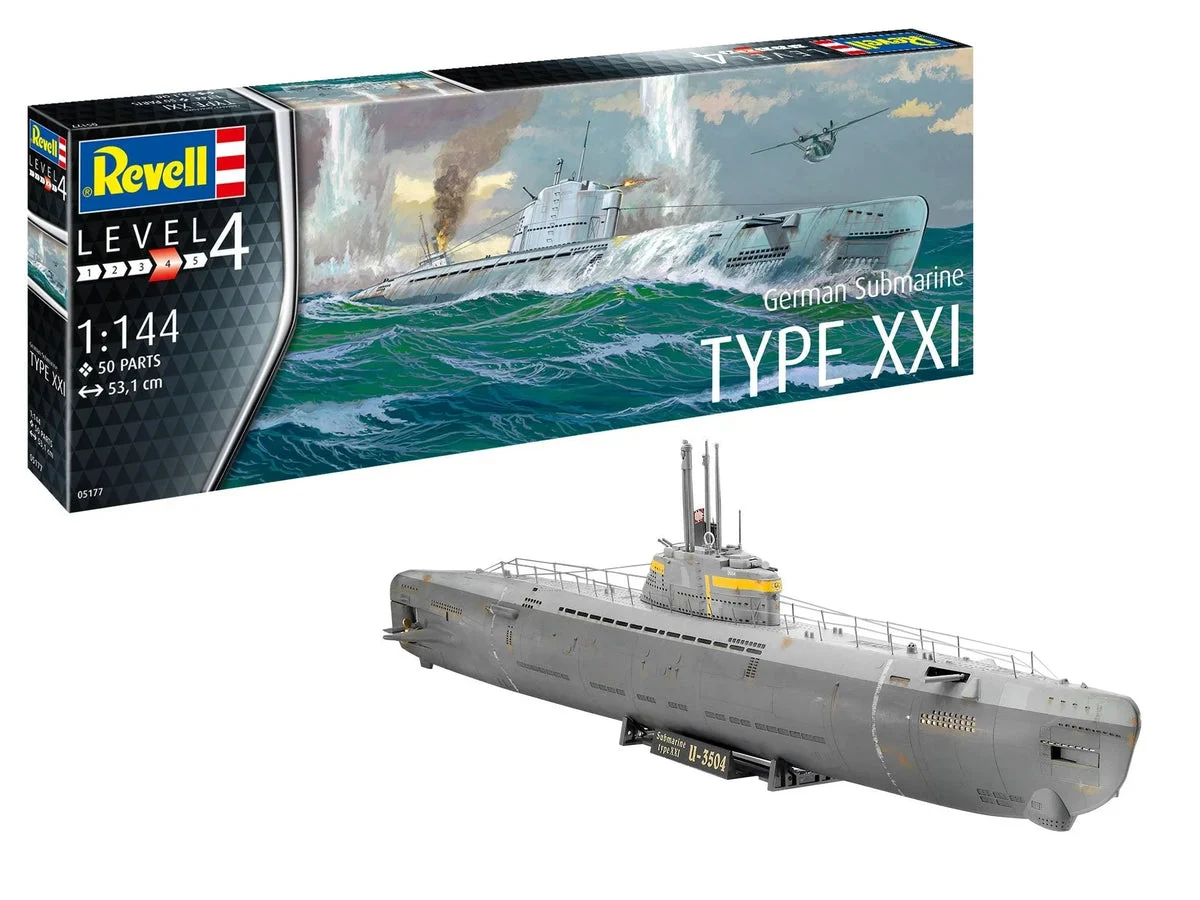 1/144 Revell Germany - German Submarine Type XXI - 5177