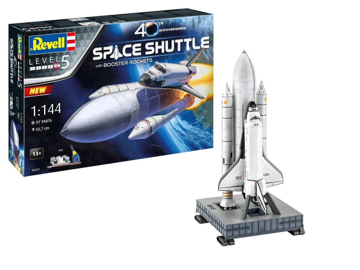 1/144 Revell Germany Gift Set Space Shuttle & Booster Rockets, 40th. - 5674