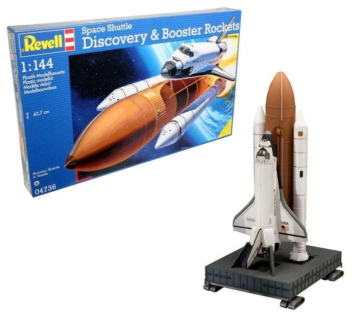 1/144 Revell Germany Space Shuttle Discovery + Booster Rockets 4736 - Revell-Germany