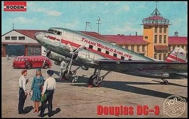 1/144 Roden DC3 Trans World Airlines Airliner