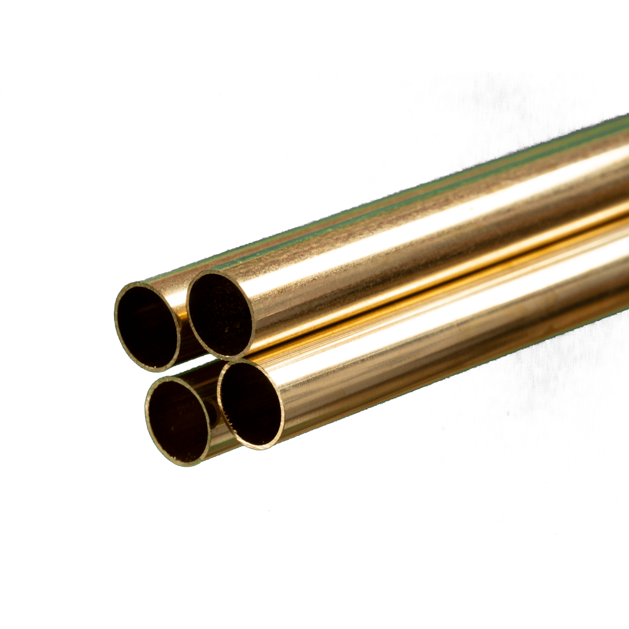 Round Brass Tube: 11/32" OD x 0.014" Wall x 36" Long (4 Pieces) - K&S