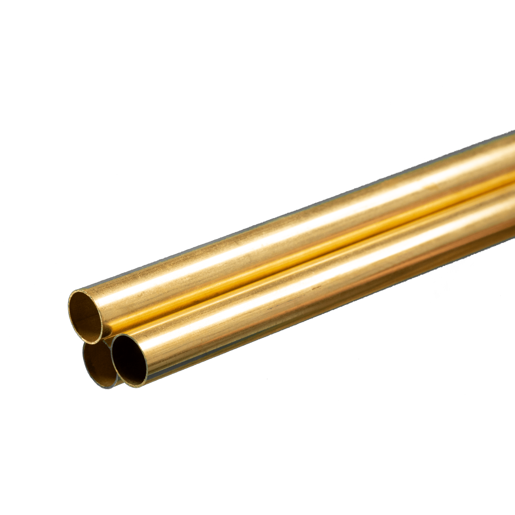 Round Brass Tube: 3/8" OD x 0.014" Wall x 36" Long (3 Pieces) - K&S