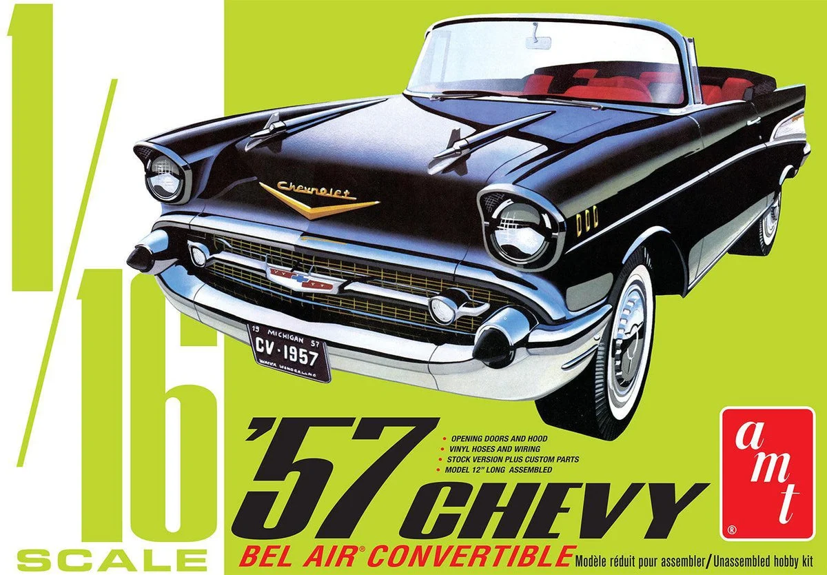 1/16 AMT 1957 Chevy Bel Air Convertible 1159