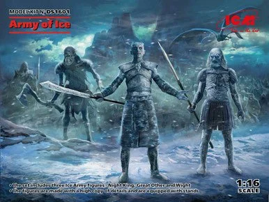 1/16 Army of Ice Warriors Set Plastic Model Kit - ICM Models
