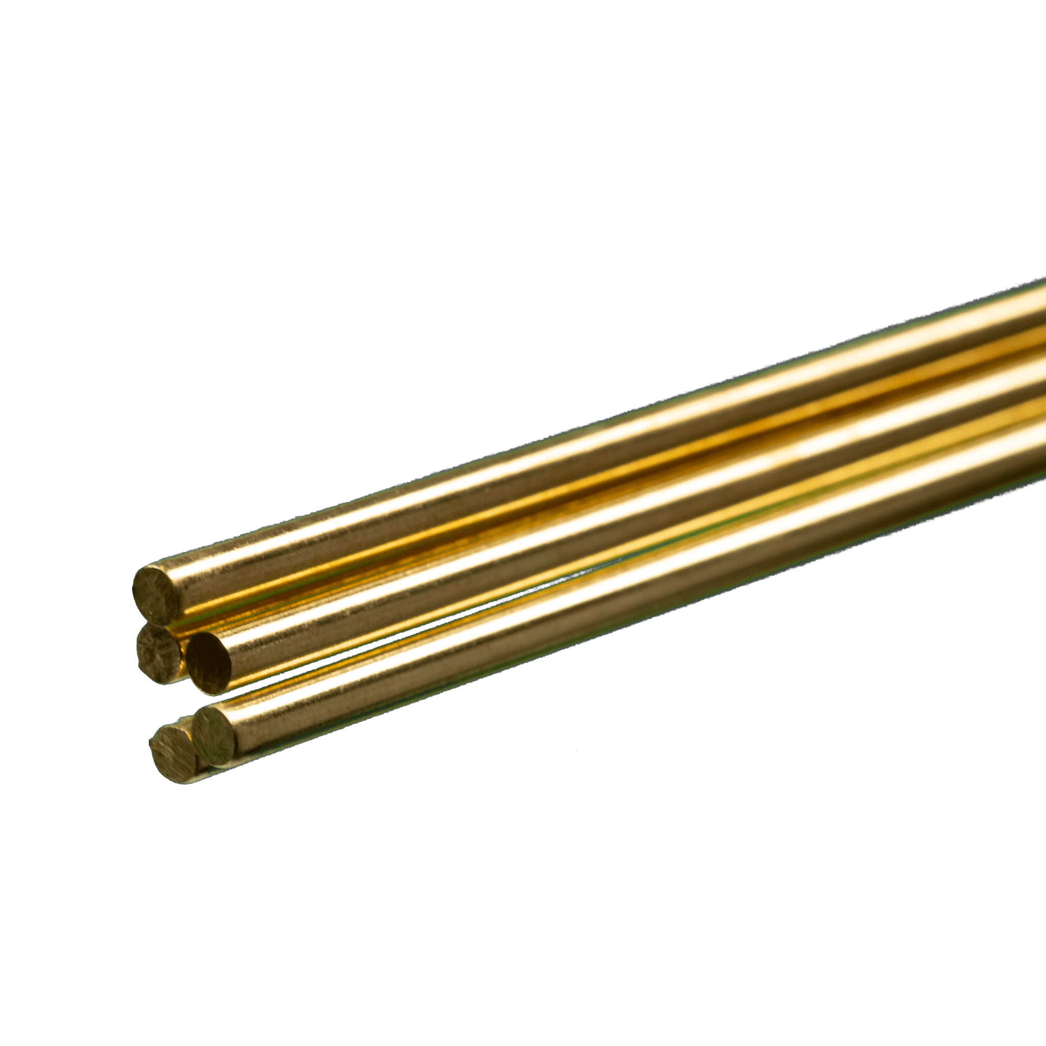 Round Brass Rod: 3/32" OD x 36" Long (5 Pieces) - K&S