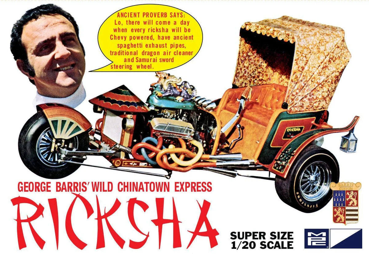 1/20 MPC George Barris Ricksha Show Rod 965