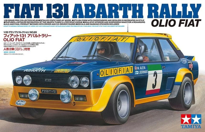 1/20 Tamiya 131 ABARTH RALLY OLIO FIAT 20069