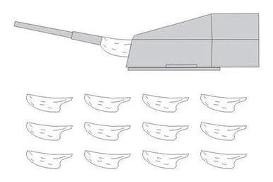 1/200 CMK Secondary Armament Blast bags(12pcs) for Tru 1/200 Resin