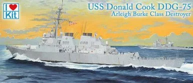 1/200 iLoveKit USS Donald Cook DDG-75 Arleigh Burke Plastic Model Kit