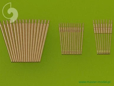 1/200 Master Model German battleship Bismarck - anti-aircraft armament barrels - 37mm SKC/30 (16pcs) 20mm C/30 (12pcs) 20mm C/38 (8pcs)