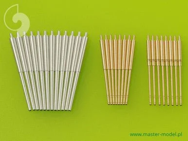 1/200 Master Model German battleship Bismarck - secondary and heavy AA armament barrels - 15cm (12pcs) 105cm (16pcs)