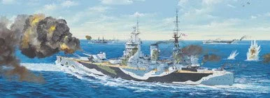 1/200 Trumpeter HMS Rodney British Battleship