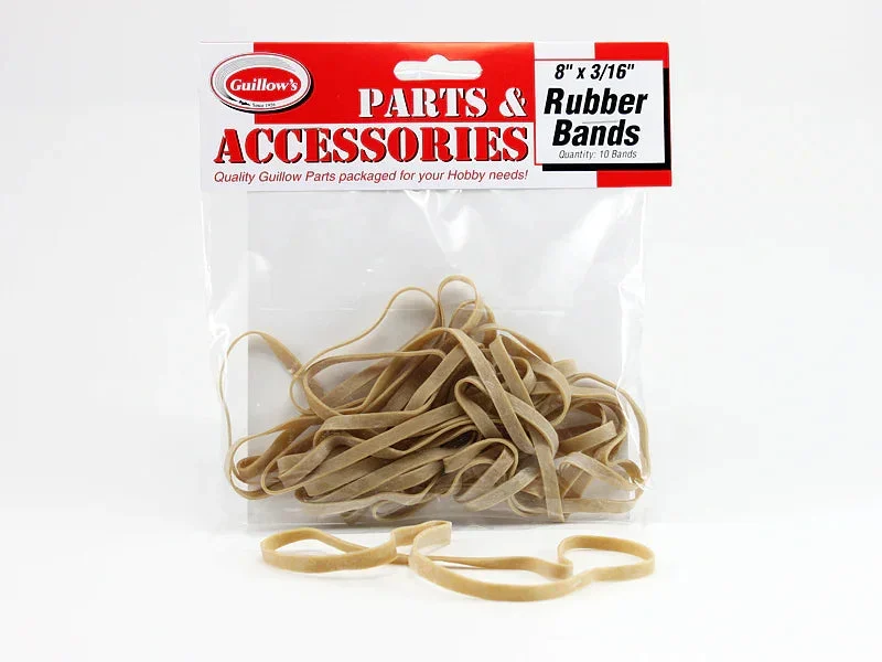 Guillows Kits 8″ Rubber Bands - Guillows Kits & Gliders