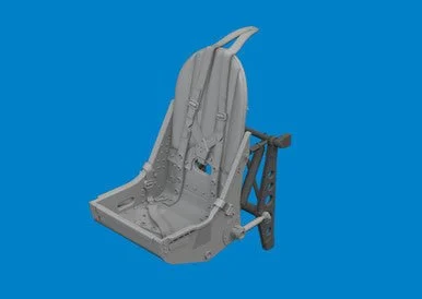 1/24 Eduard Spitfire Mk.VIII/Mk.IX seat PRINT Brassin for AIRFIX kit