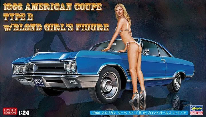 1/24 Hasegawa 1966 American Coupe Type B w/Blond 52213