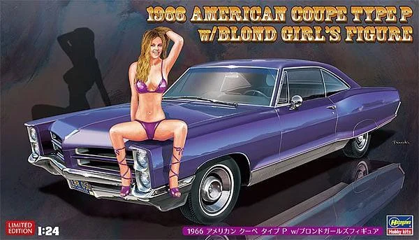 1/24 Hasegawa '66 Coupe Bonneville w/Girl Figure 52224