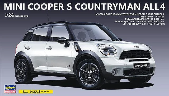 1/24 Hasegawa Mini Cooper S Countryman ALL4 - 24121