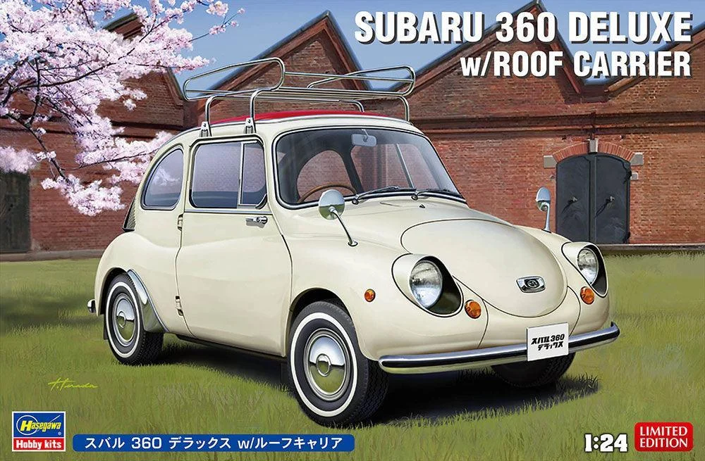 1/24 Hasegawa Subaru 360 Deluxe w/Roof Carrier 20622