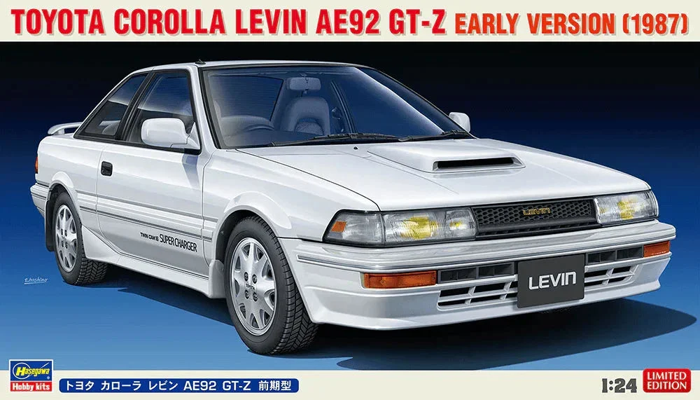 1/24 Hasegawa Toyota Corolla Levin AE92 GT-Z Early Model 20596