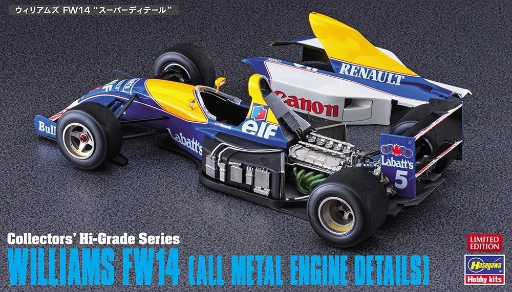 1/24 Hasegawa Williams FW14 All Metal Engine Details 51049