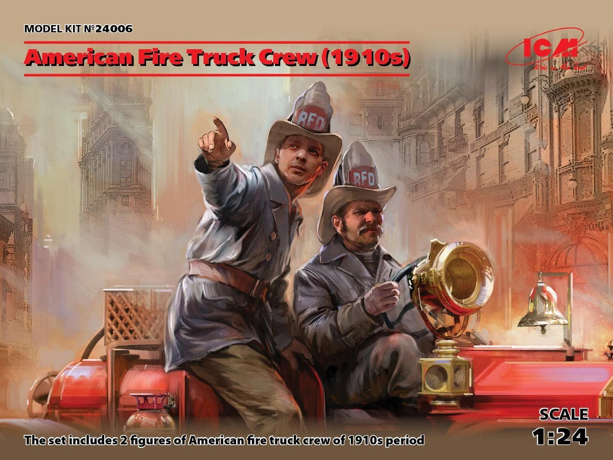 1/24 ICM American Fire Truck Crew (1910s) 24006