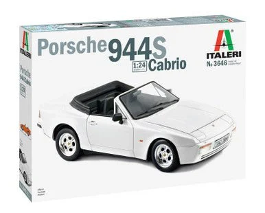 1/24 Italeri Porsche 944S Convertible Car Plastic Model Kit