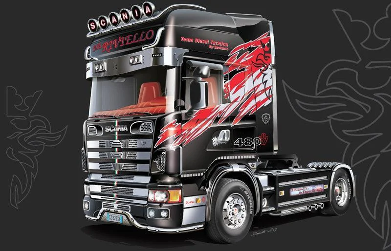 1/24 Italeri Scania 164L Topclass 3922