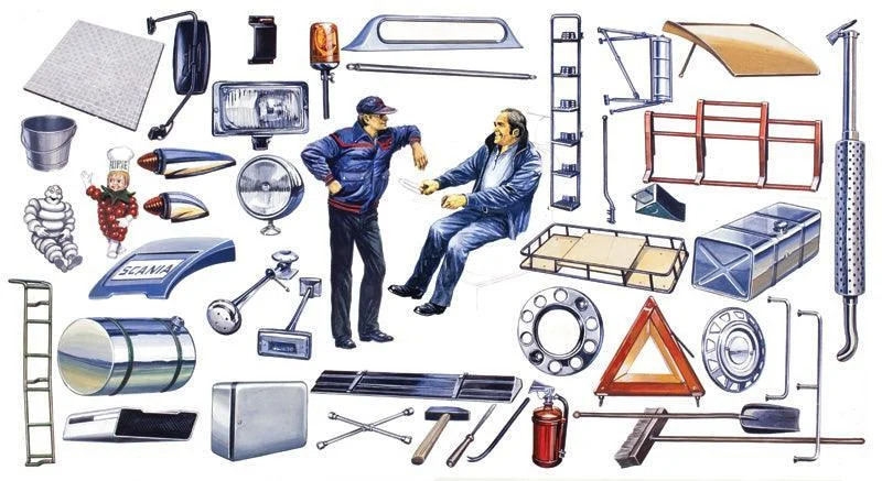 1/24 Italeri Truck Shop Accessories - 764