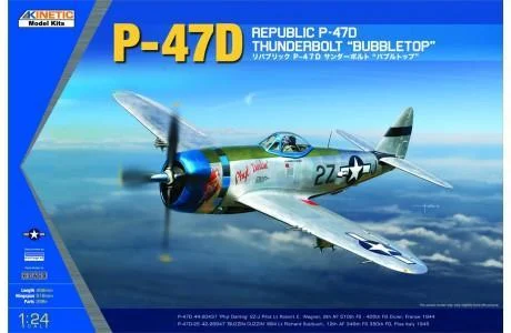 1/24 Kinetic P-47D Bubble Top 3207
