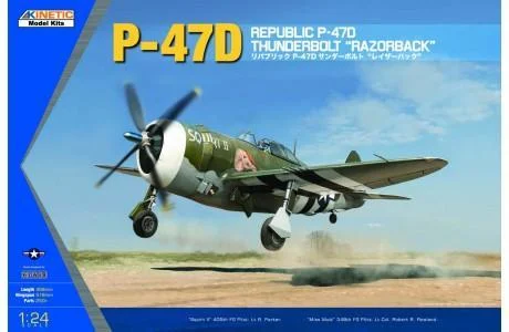 1/24 Kinetic P-47D THUNDERBOLT RAZOR 3208