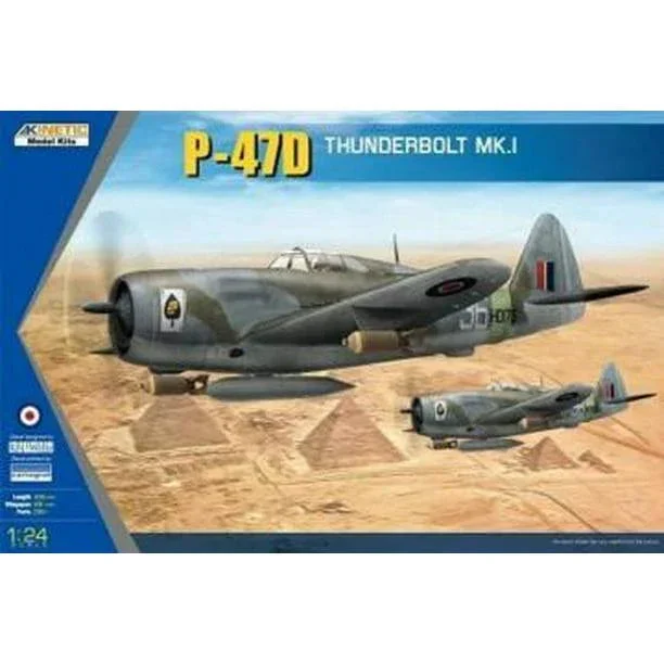 1/24 Kinetic P-47D Thunderbolt Razorback RAF 3212