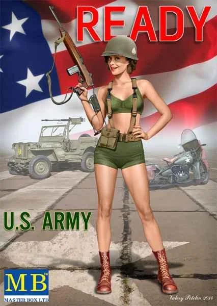 1/24 Master Box - Alice US Army Pin-Up 24003
