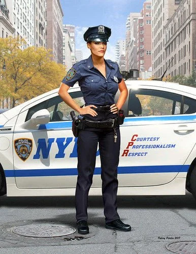 1/24 Master Box Ashley Modern Police Woman - Master Box LTD