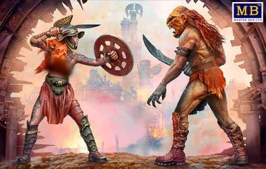1/24 Master Box At the Edge of the Universe Parselen Female & Chuck Mutant Galaxy Gladiators - Master Box LTD