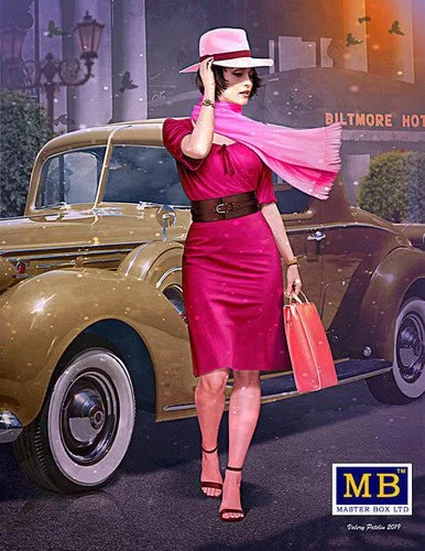 1/24 Master Box Francoise Stylishly Dressed w/Hat & Scarf - Master Box LTD