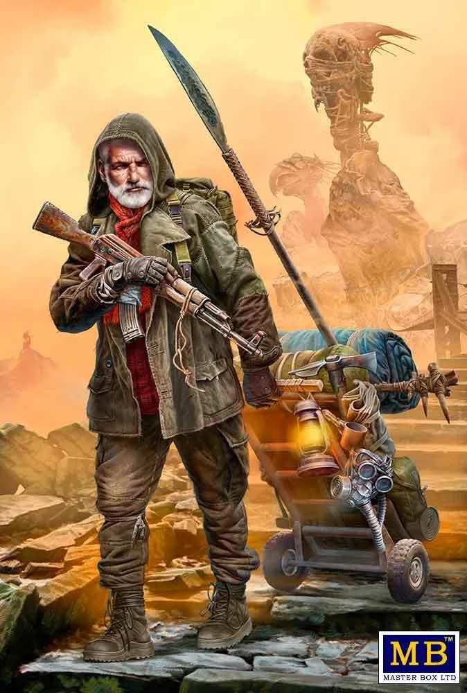 1/24 Master Box - Post-Apocalyptic: Vadim Elderly Raider 24076