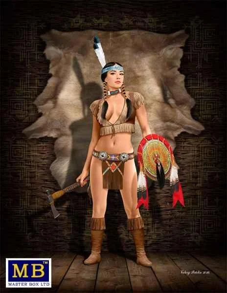 1/24 Master Box - Thunder Spirit Western Style Pin-Up 24019
