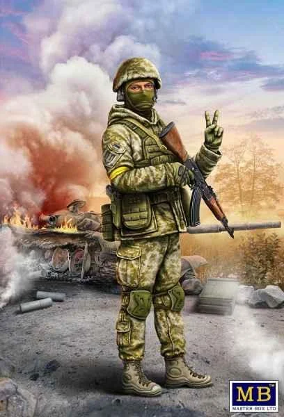 1/24 Master Box - Ukrainian Soldier Defense of Kyiv 24085