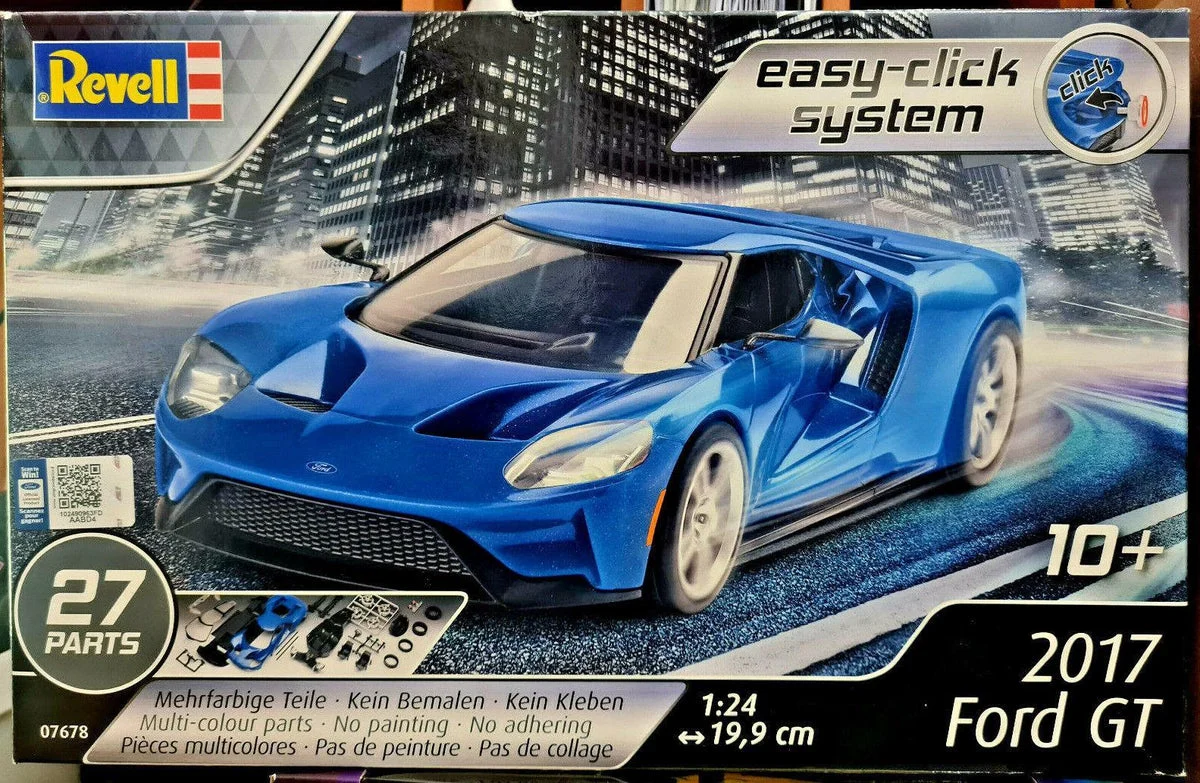 1/24 Revell Germany 2017 Ford GT Snap Tite 7678 - Revell-Germany