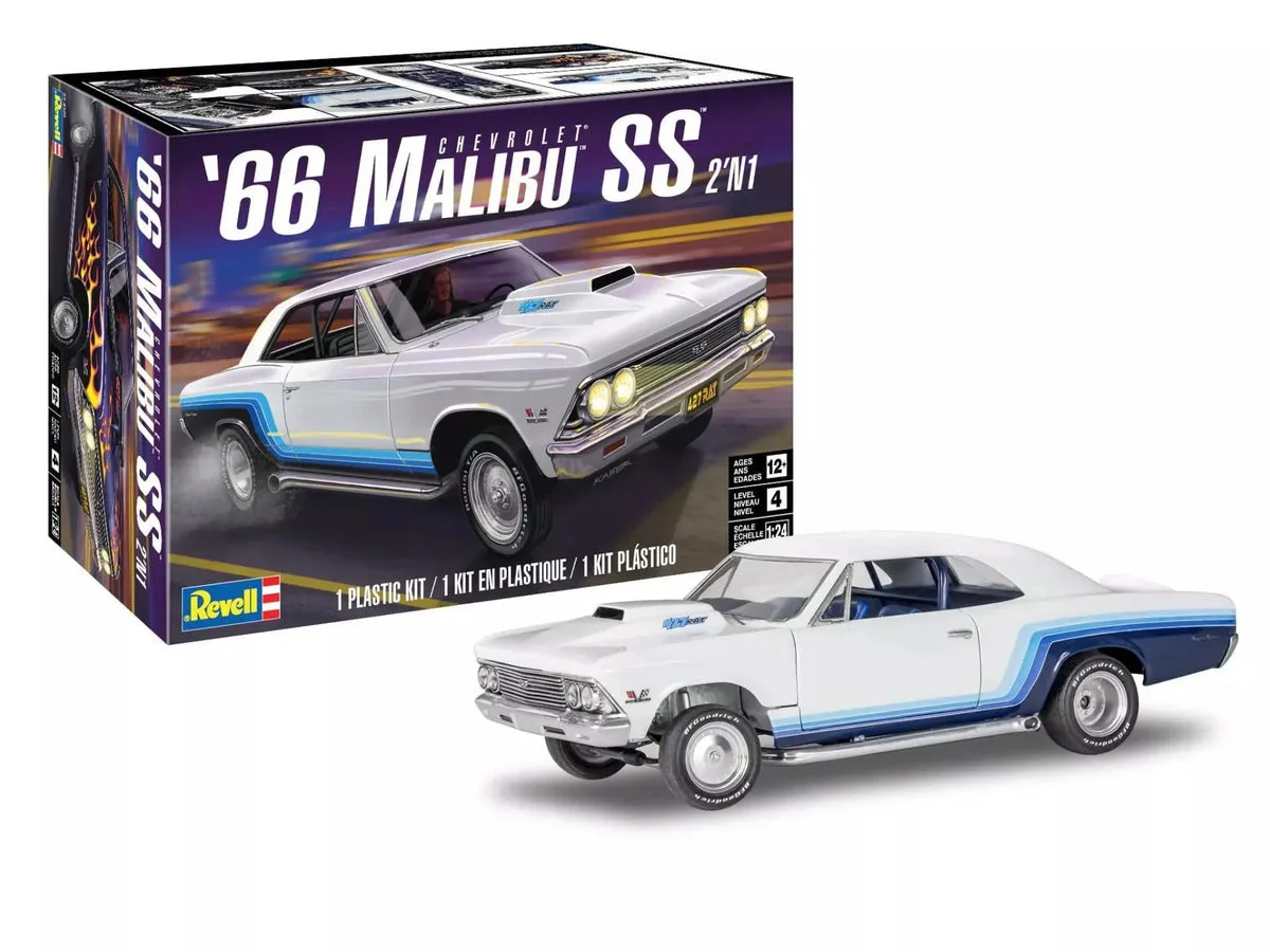 1/24 Revell-Monogram 1966 Chevy Malibu SS 2N1 - 4520