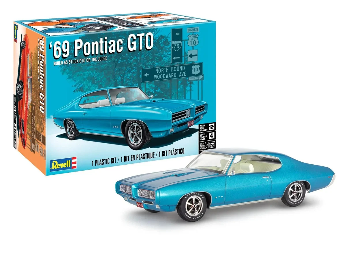 1/24 Revell-Monogram 69 Pontiac GTO "The Judge" 2N1 - 4530
