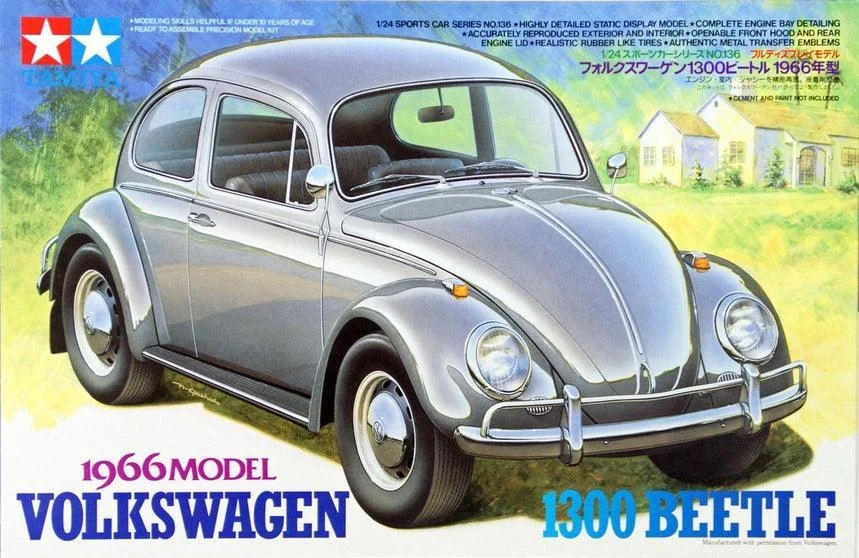 1/24 TAMIYA 1966 VOLKSWAGEN 1300 BEETLE 24136