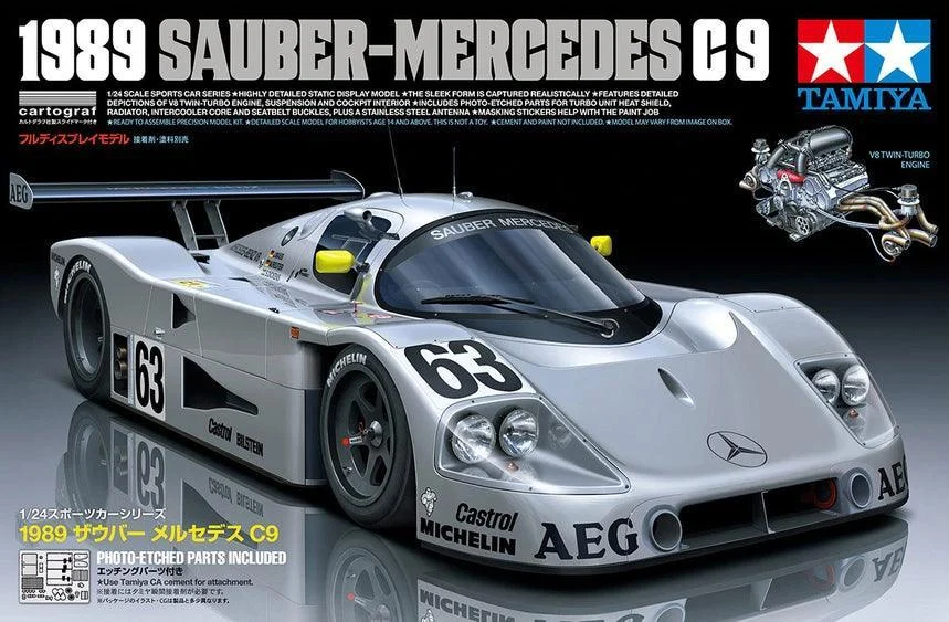 1/24 TAMIYA 1989 SAUBER-MERCEDES C9 24359