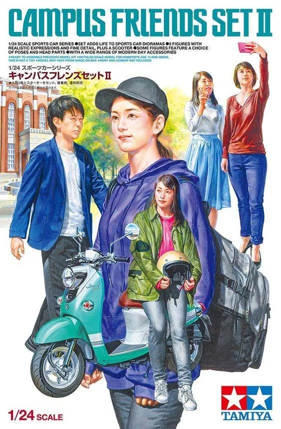 1/24 TAMIYA CAMPUS FRIENDS SET II 24356