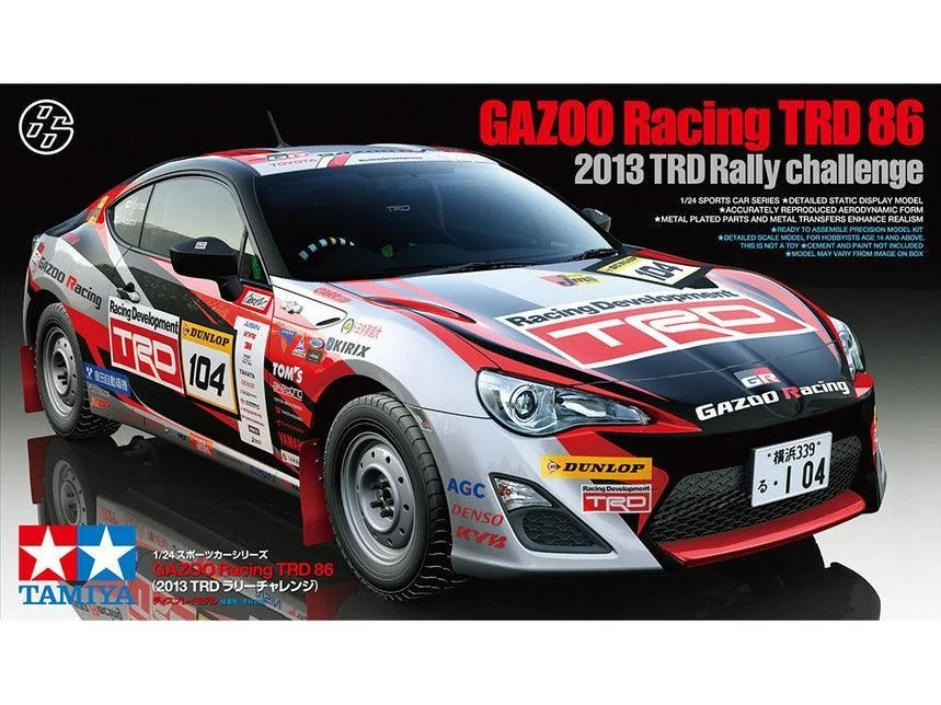 1/24 TAMIYA GAZOO RACING TRD 86 2013 Rally Challenge 24337